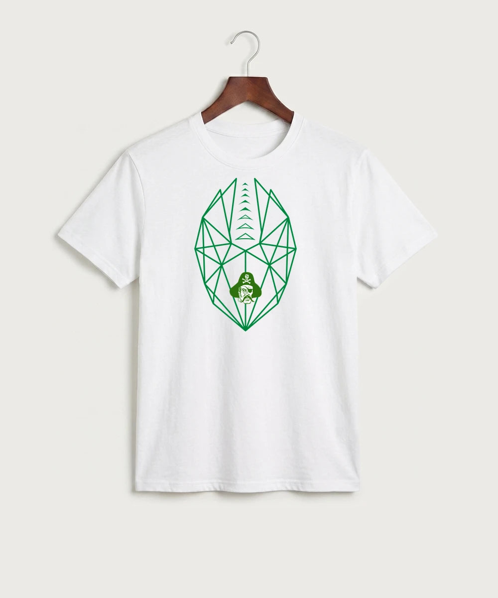 Verndale High School Football (Boys) - White Port & Co Core Cotton Tee. PC54