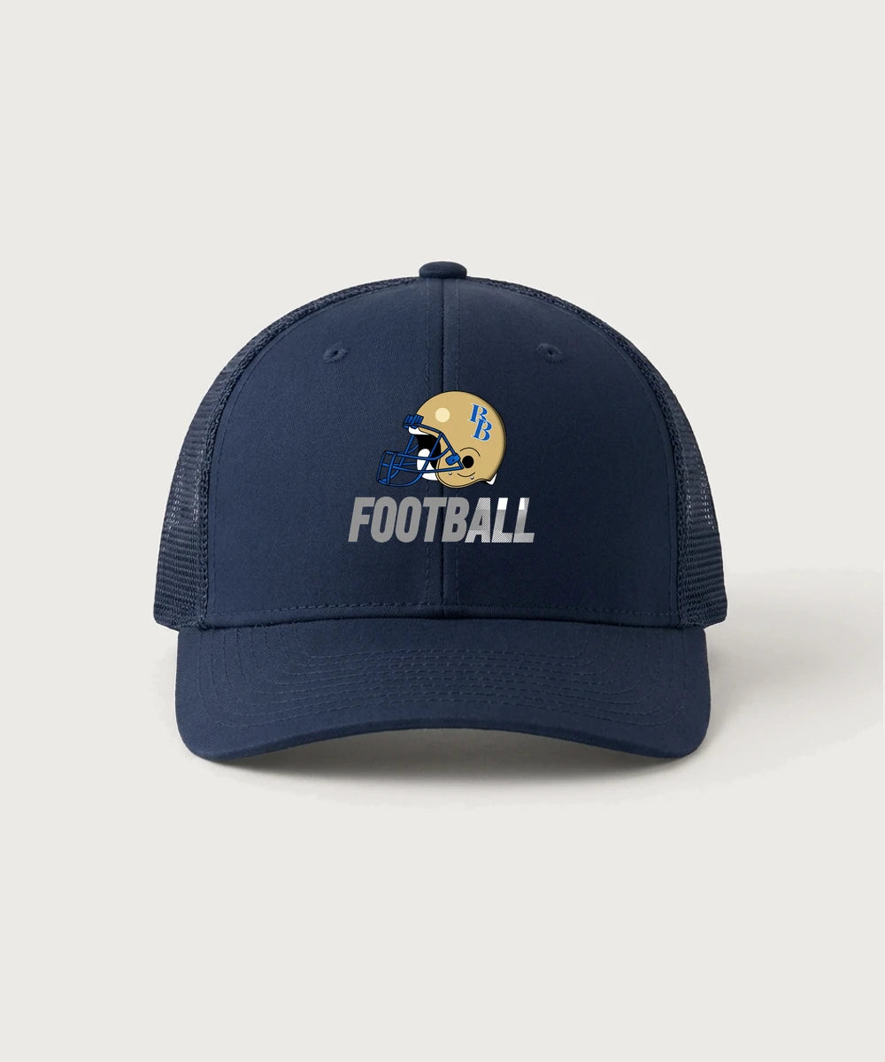 Braham Area High School Football (Boys) - True Navy/ True Navy Sport-Tek Club Trucker Cap STC46