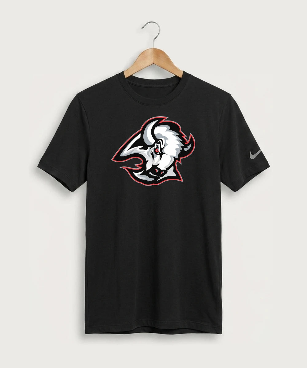 Buffalo High School Football (Boys) - Black Nike Swoosh Sleeve rLegend Tee NKDX8730