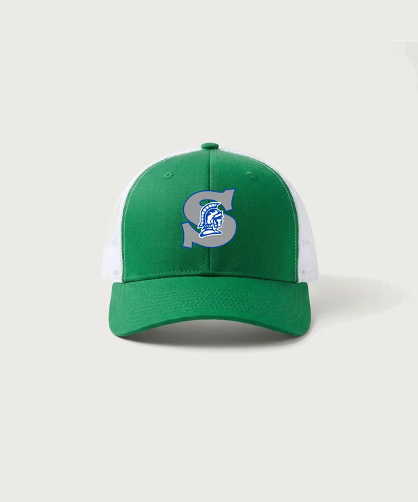 Green Bay Southwest High School Volleyball (Girls) - True Kelly Green/ White Sport-Tek Club Trucker Cap STC46