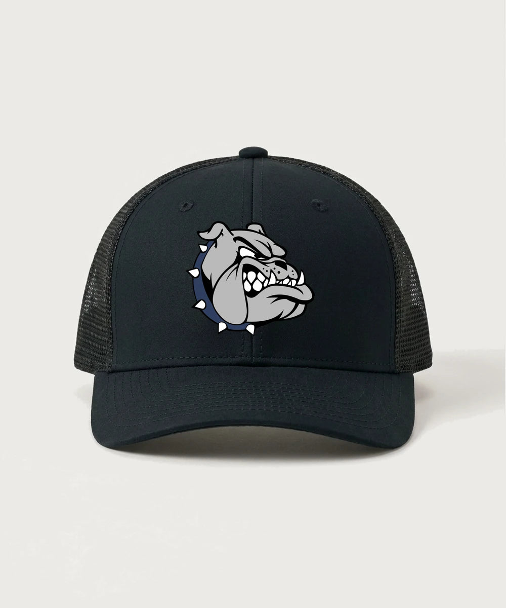 Sargent County High School Football (Boys) - Black/ Black Sport-Tek Club Trucker Cap STC46
