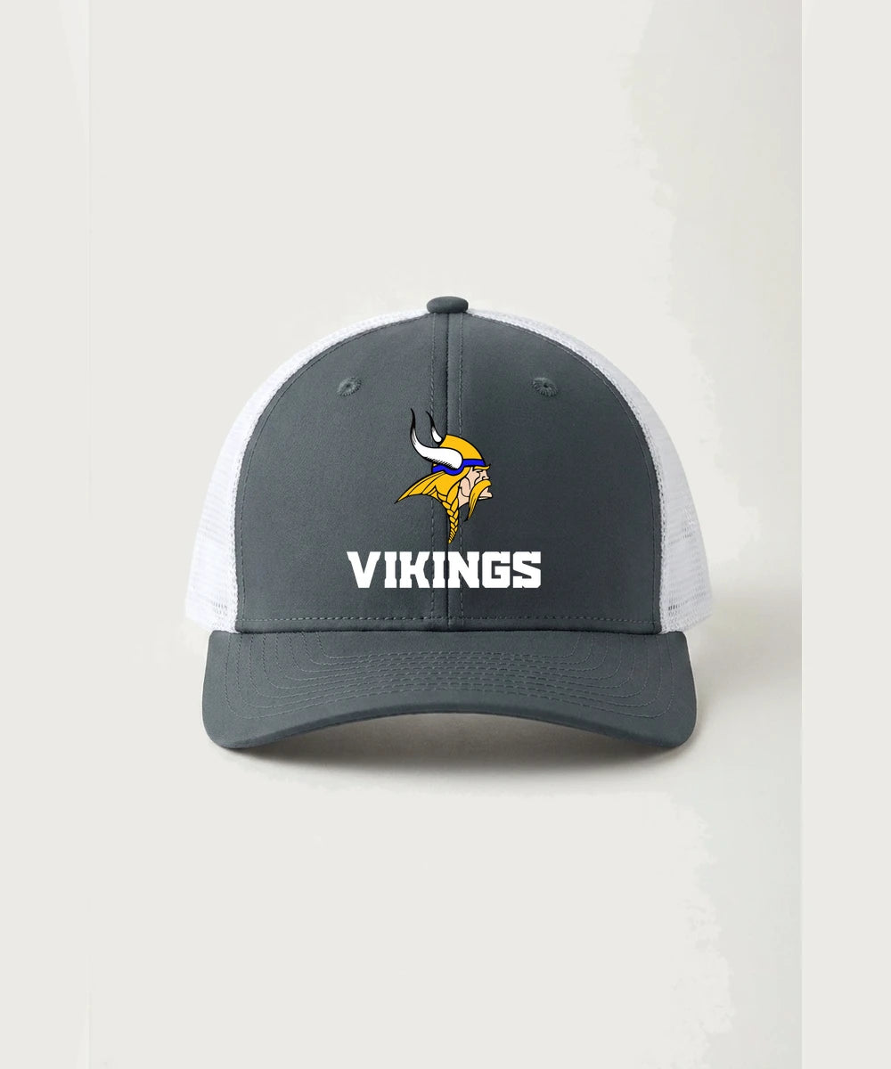 Hayfield High School Volleyball (Girls) - Iron Grey/ White Sport-Tek Club Trucker Cap STC46