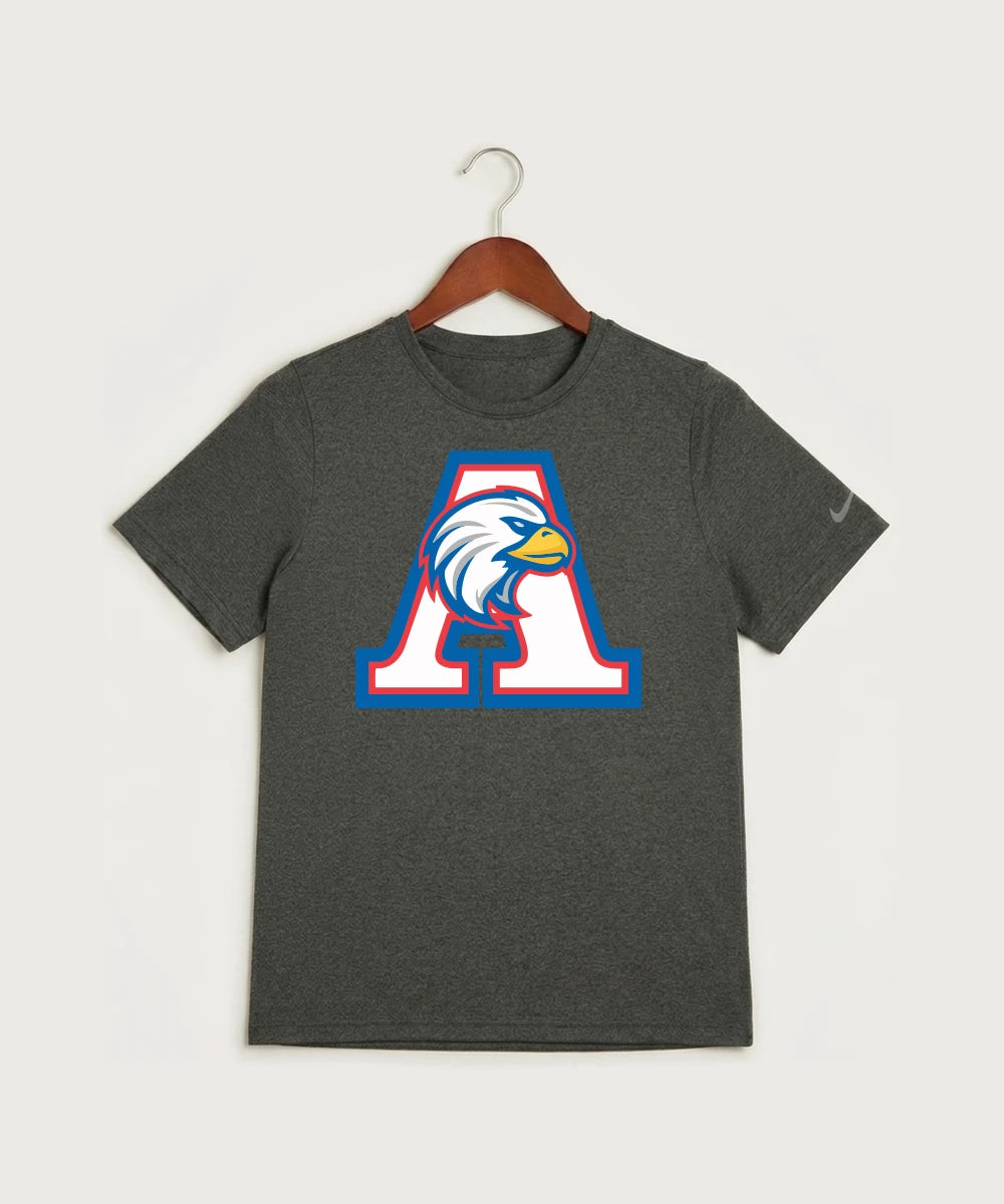 Apollo High School Football (Boys) - Dark Smoke Heather Nike Youth Swoosh Sleeve rLegend Tee NKDX8787
