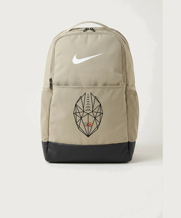 Lake of the Woods High School Football (Boys) - Desert Khaki Nike Brasilia Medium Backpack NKDH7709
