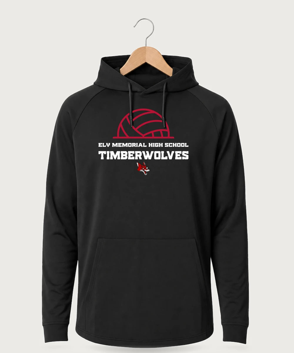 Ely Memorial High School Volleyball (Girls) - Black Hoodie