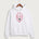 Border West Football (Boys) - White Port & Co Core Fleece Pullover Hooded Sweatshirt. PC78H