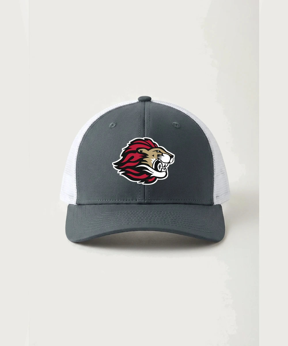 Spring Grove High School Football (Boys) - Iron Grey/ White Sport-Tek Club Trucker Cap STC46