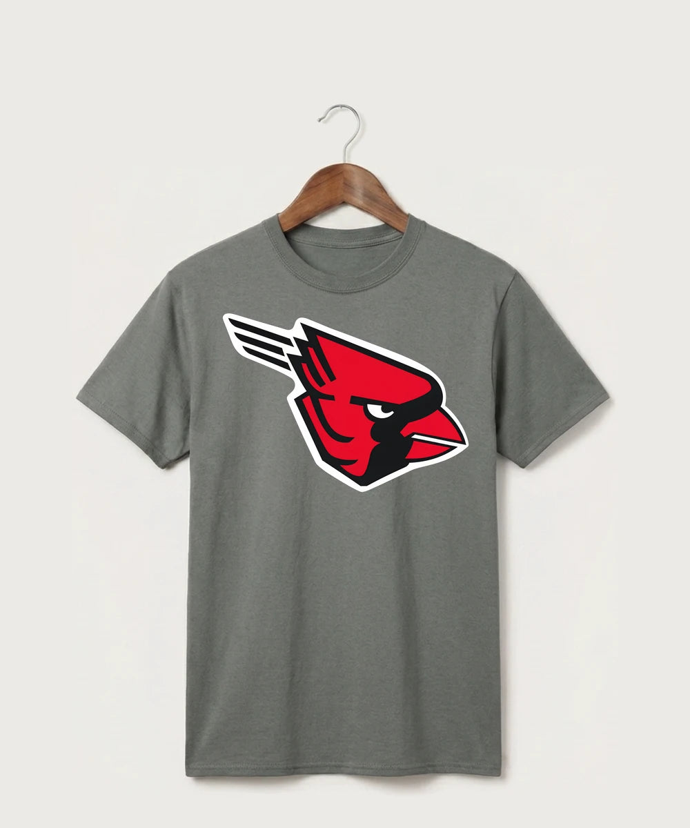 GF E2E Test 02 Track and Field - Medium Grey Port & Co Core Cotton Tee. PC54