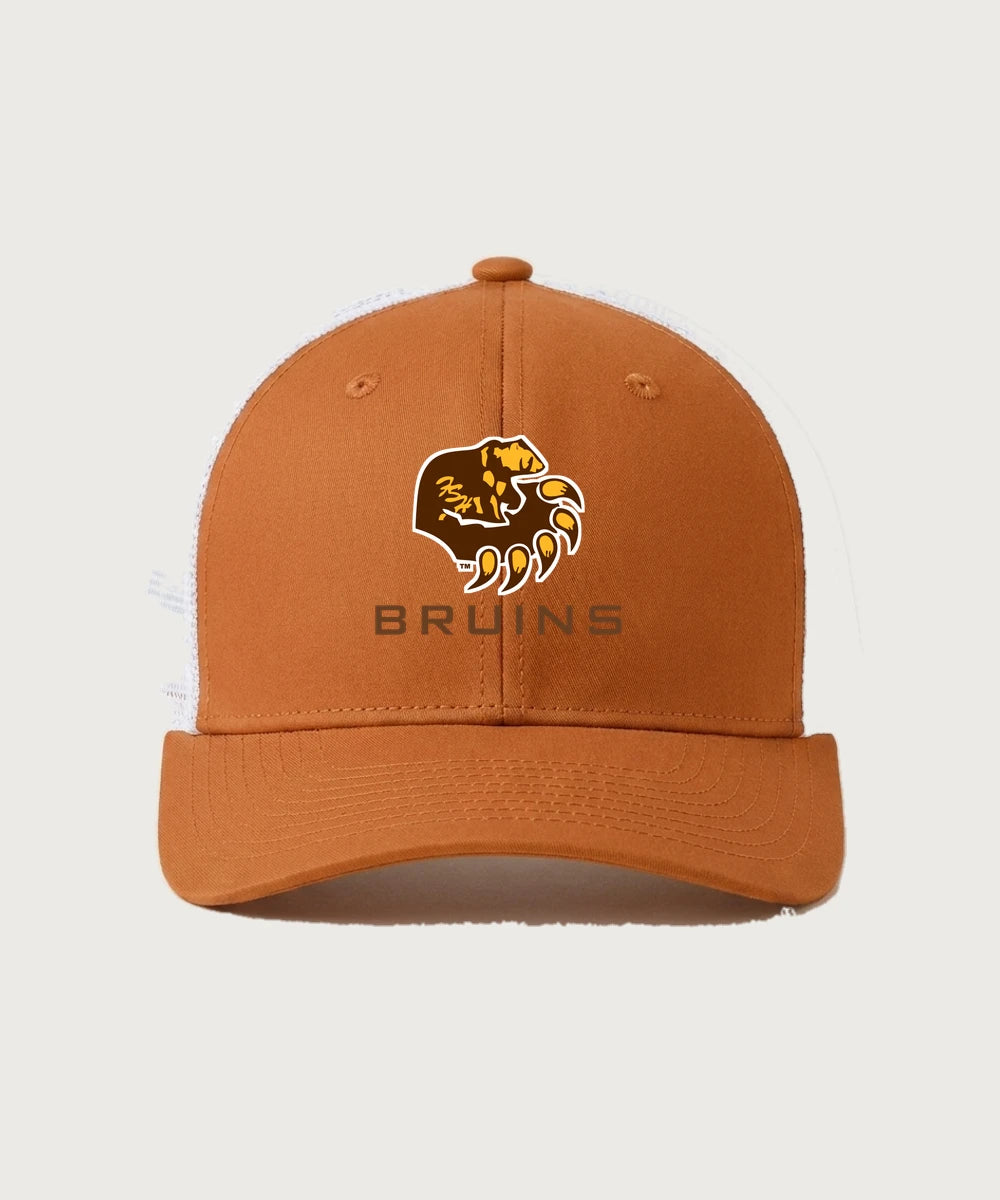Fargo South High School Volleyball (Girls) - Texas Orange/ White Sport-Tek Club Trucker Cap STC46