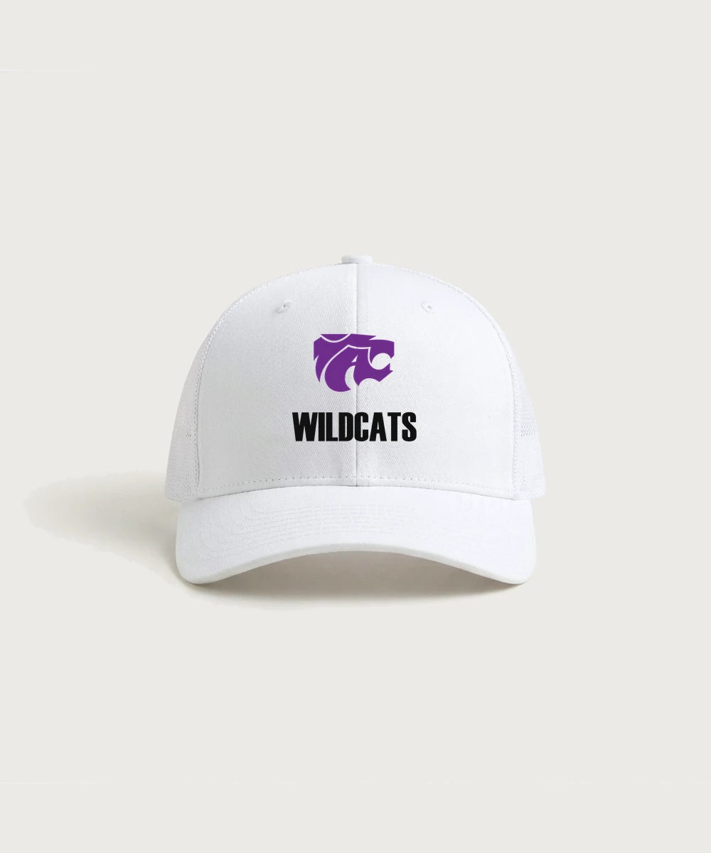Axtell High School Basketball (Girls) Team Store - White/ White Sport-Tek Club Trucker Cap STC46