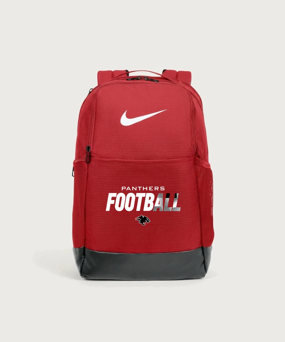 Nrheg Panthers High School Football (Boys) - University Red Nike Brasilia Medium Backpack NKDH7709