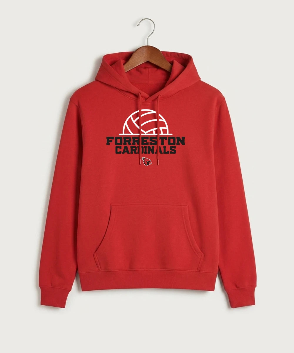 Forreston Volleyball - Red Hoodie Value