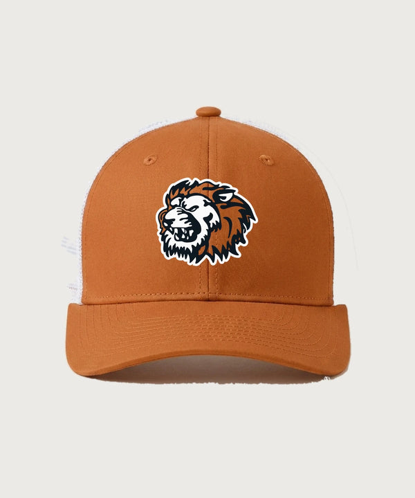 Ogilvie High School Football (Boys) - Texas Orange/ White Sport-Tek Club Trucker Cap STC46