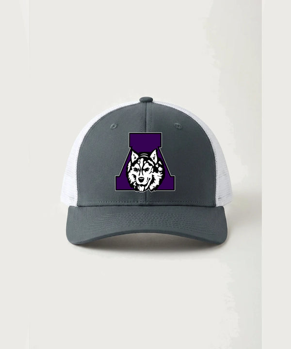 Albany High School Football (Boys) - Iron Grey/ White Sport-Tek Club Trucker Cap STC46
