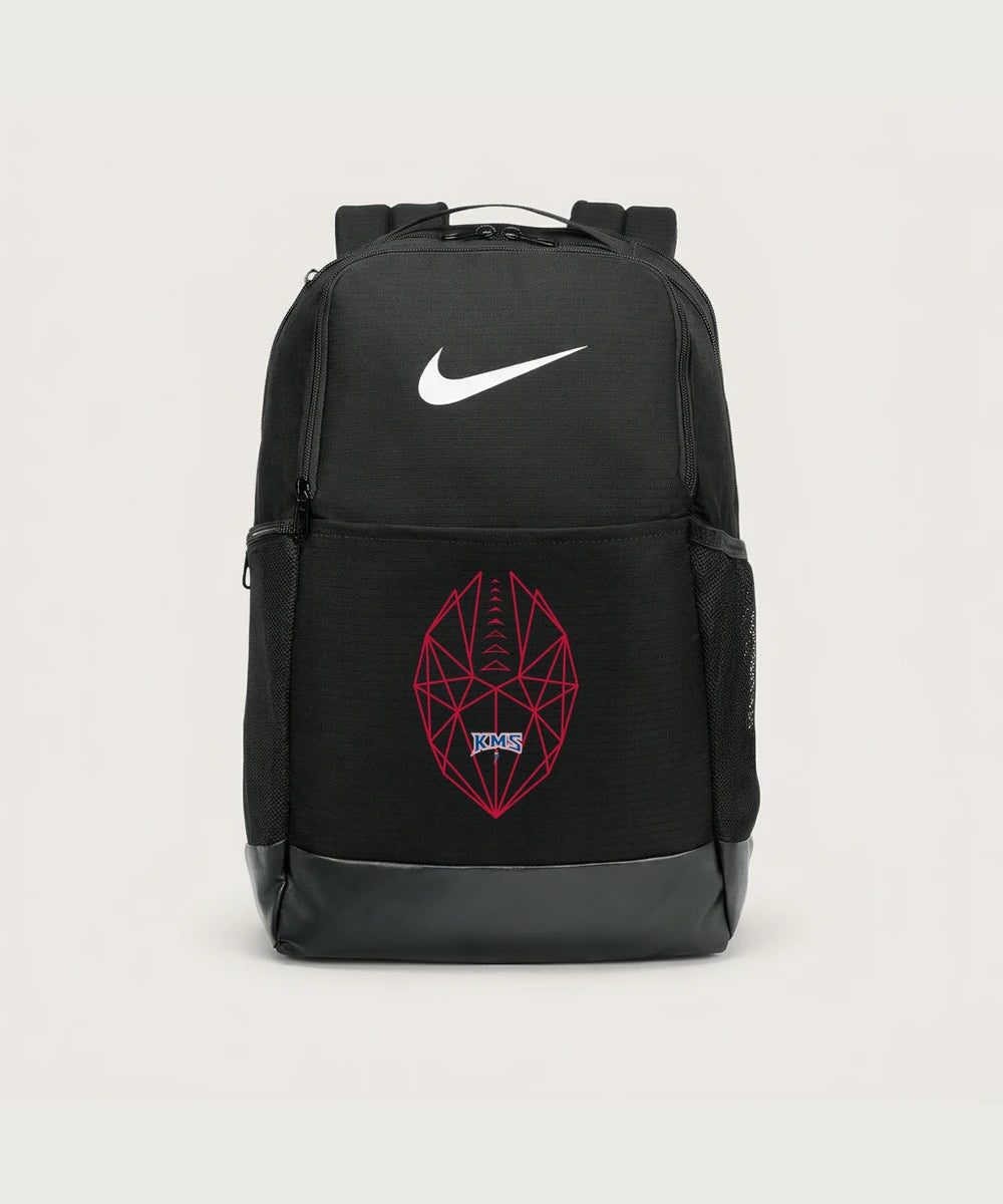 Kerkhoven-Murdock-Sunburg High School Football (Boys) - Black Nike Brasilia Medium Backpack NKDH7709
