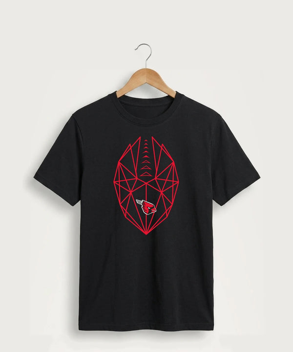 Forreston Football - Jet Black Port & Co Core Cotton Tee. PC54