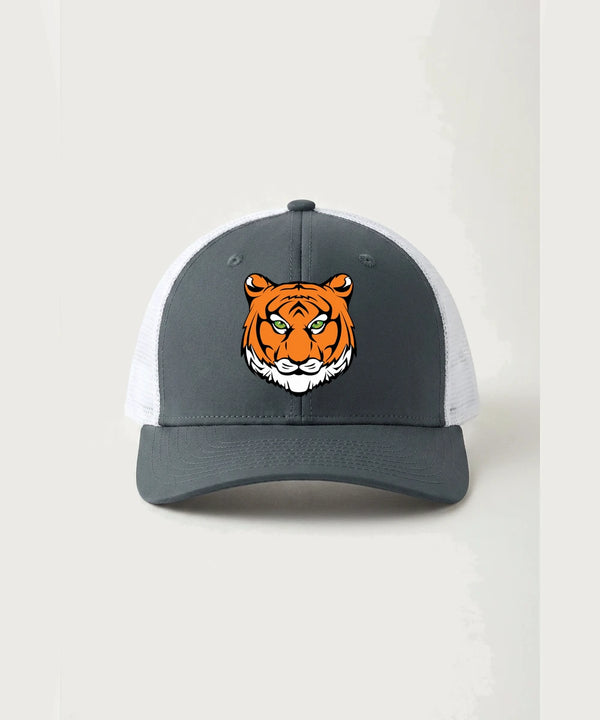 Princeton High School Football (Boys) - Iron Grey/ White Sport-Tek Club Trucker Cap STC46