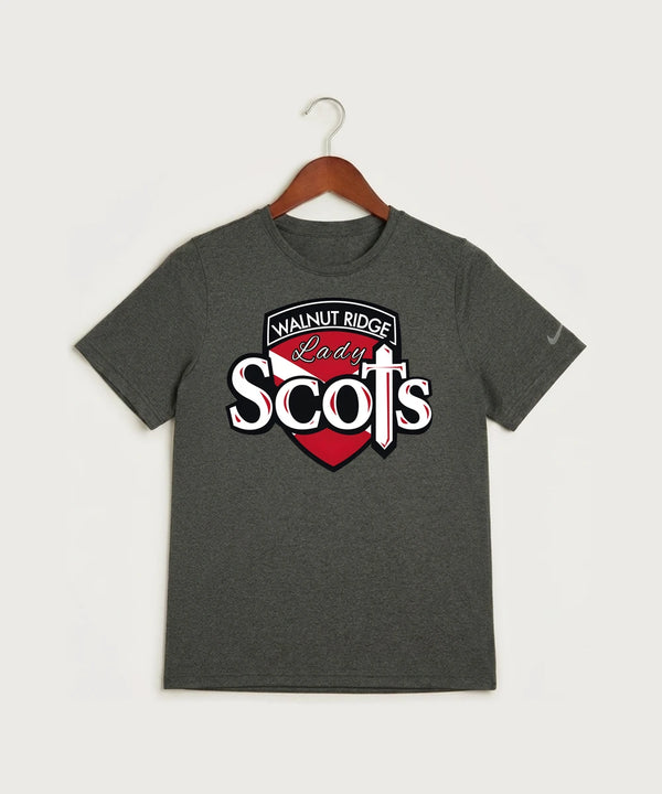 Walnut Ridge High School Basketball Team Store - Dark Smoke Heather Nike Youth Swoosh Sleeve rLegend Tee NKDX8787