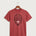 Alden-Conger-Glenville Emmons High School Football (Boys) - Heather Red Port & Co Core Cotton Tee. PC54