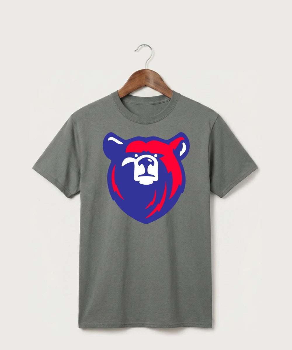 Bertha Hewitt High School Football (Boys) - Medium Grey Port & Co Core Cotton Tee. PC54