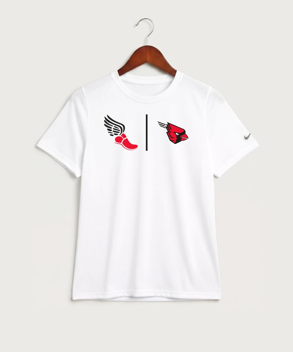 Forreston Track and Field - White Nike Youth Swoosh Sleeve rLegend Tee NKDX8787