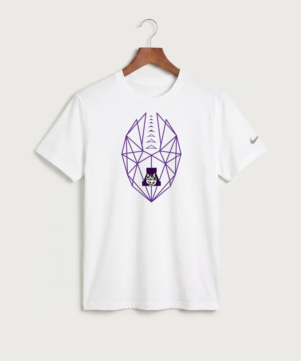 Albany High School Football (Boys) - White Nike Swoosh Sleeve rLegend Tee NKDX8730