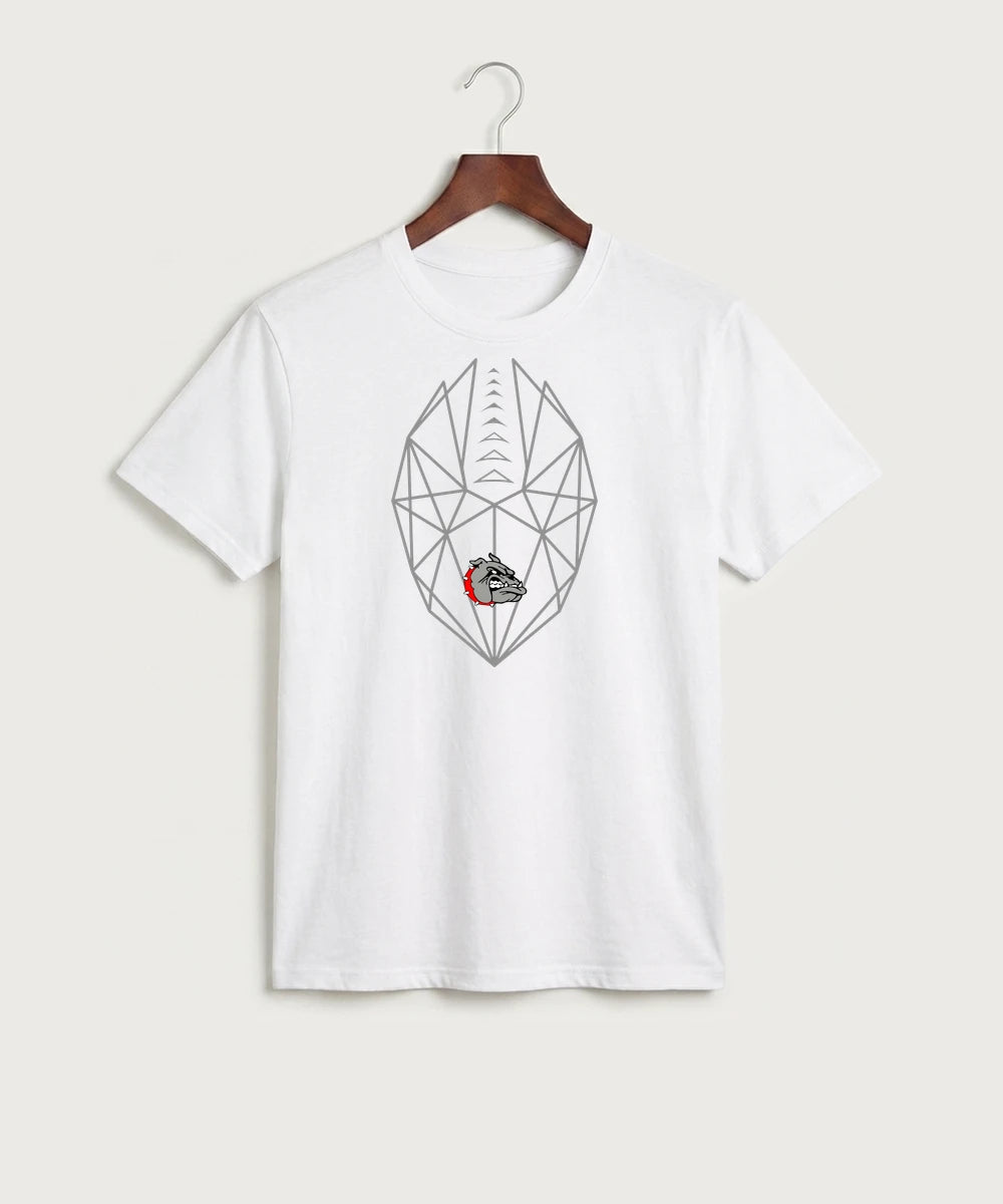 Otter Tail Central Football (Boys) - White Port & Co Core Cotton Tee. PC54