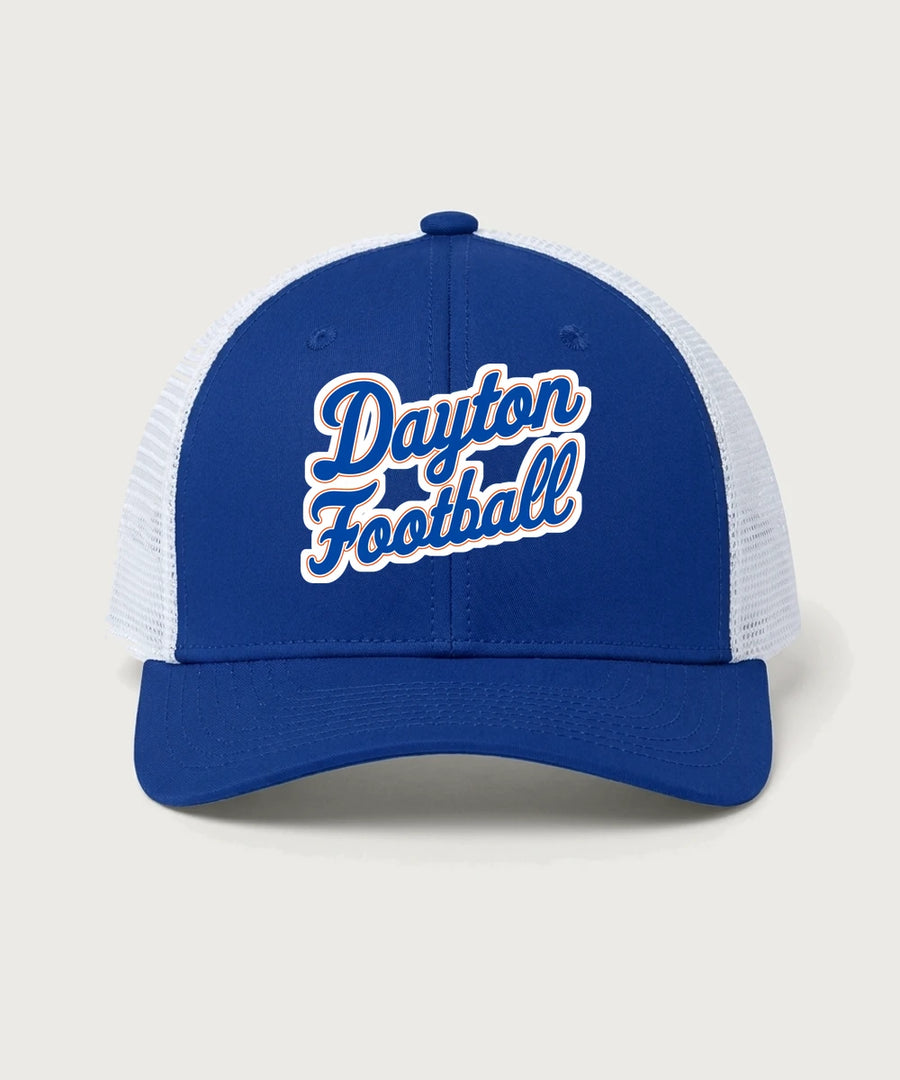 Jonathan Dayton High School Football Team Store - True Royal/ White Sport-Tek Club Trucker Cap STC46
