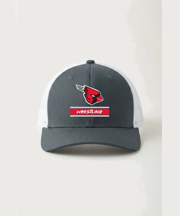 Forreston Wrestling - Iron Grey/ White Sport-Tek Club Trucker Cap STC46