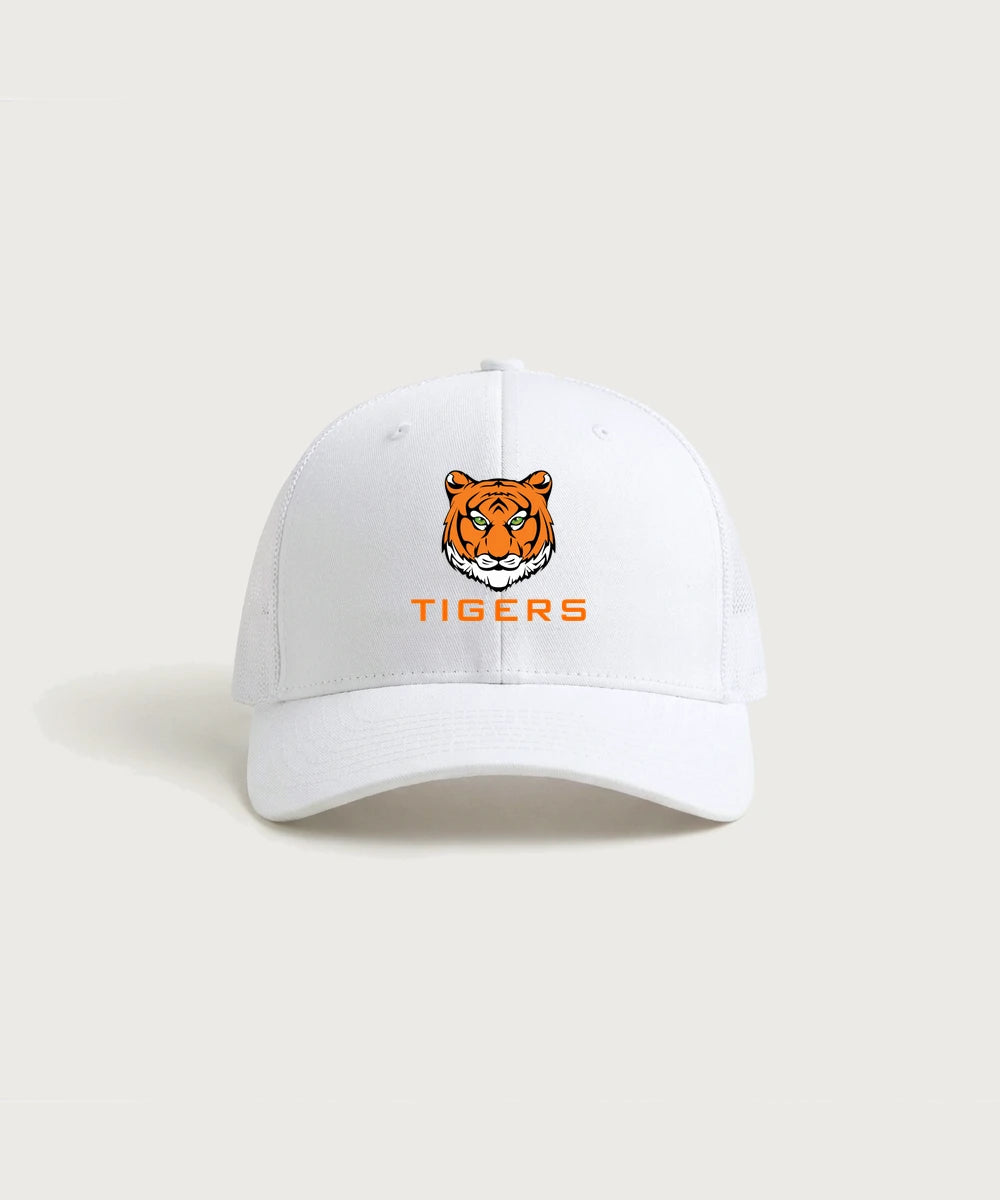 Princeton High School Football (Boys) - White/ White Sport-Tek Club Trucker Cap STC46