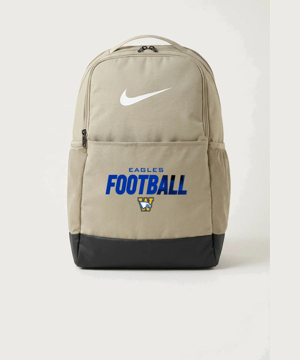 Windom Area High School Football (Boys) - Desert Khaki Nike Brasilia Medium Backpack NKDH7709
