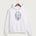 Sargent County High School Football (Boys) - White Port & Co Core Fleece Pullover Hooded Sweatshirt. PC78H