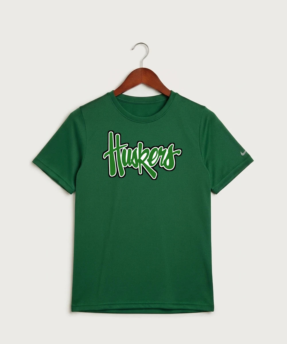 Holdingford High School Football (Boys) - Gorge Green Nike Youth Swoosh Sleeve rLegend Tee NKDX8787