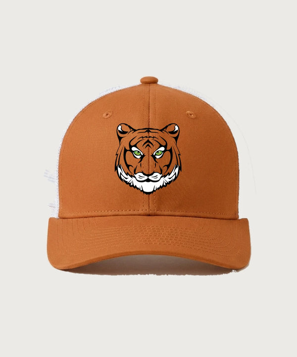 Princeton High School Football (Boys) - Texas Orange/ White Sport-Tek Club Trucker Cap STC46