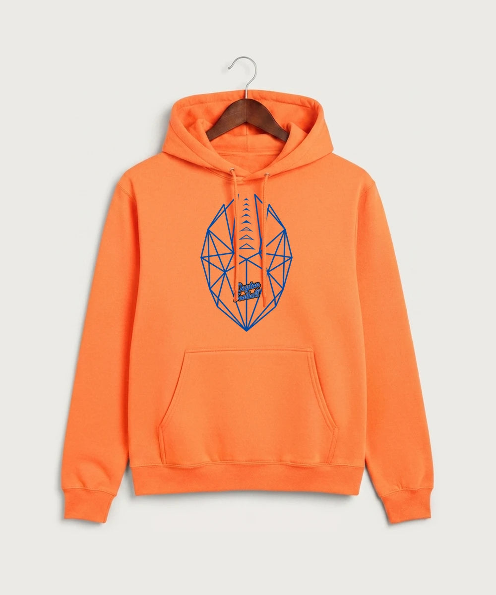 Jonathan Dayton High School Football Team Store - Neon Orange Port & Co Core Fleece Pullover Hooded Sweatshirt. PC78H