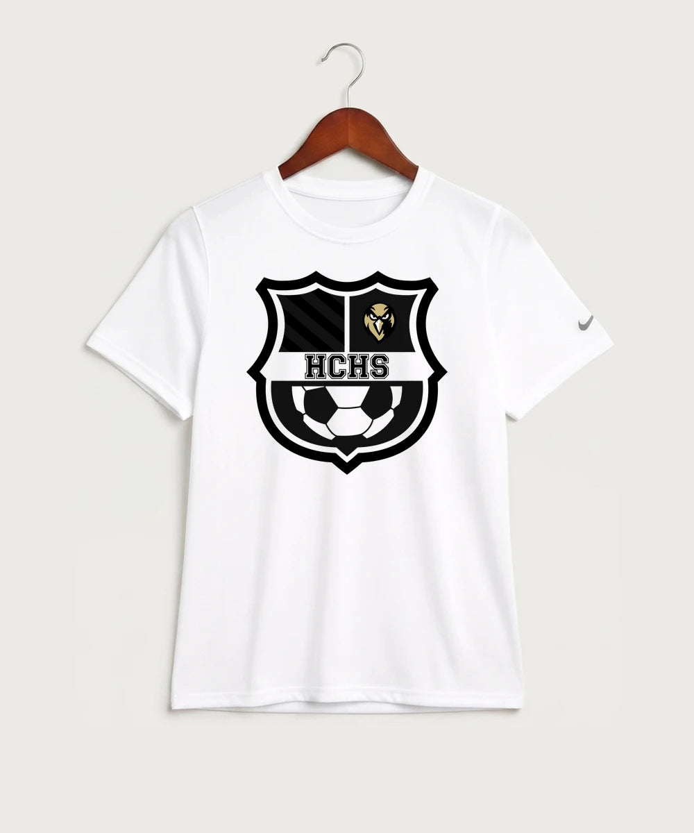 Hudson Catholic High School Soccer Team Store - White Nike Youth Swoosh Sleeve rLegend Tee NKDX8787