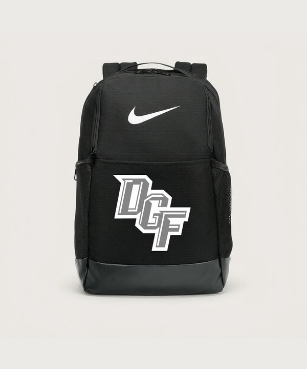 DGF High School Football (Boys) - Black Nike Brasilia Medium Backpack NKDH7709