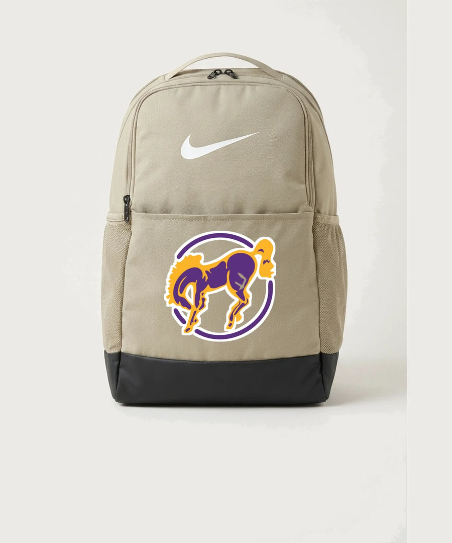 International Falls High School Football (Boys) - Desert Khaki Nike Brasilia Medium Backpack NKDH7709