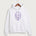 Polk County West Football (Boys) - White Port & Co Core Fleece Pullover Hooded Sweatshirt. PC78H