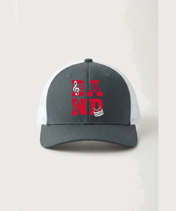 Edgerton High School Band Team Store - Iron Grey/ White Sport-Tek Club Trucker Cap STC46