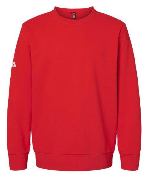Ashwaubenon High School Football (Boys) - Red Unisex Fleece Crewneck Sweatshirt (model)