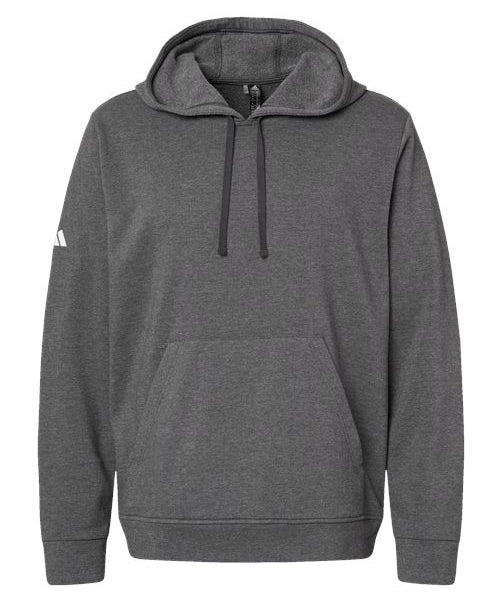 Ashwaubenon High School Football (Boys) - Dark Grey Heather Unisex Fleece Hooded Sweatshirt (model)