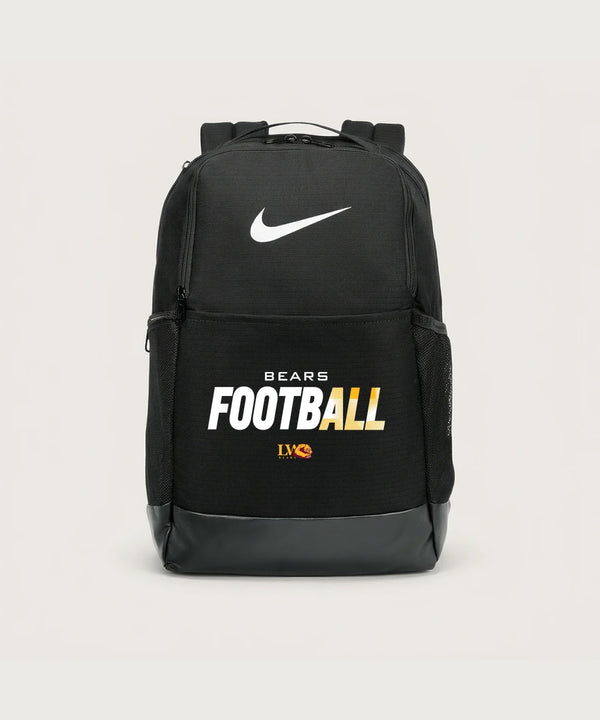 Lake of the Woods High School Football (Boys) - Black Nike Brasilia Medium Backpack NKDH7709