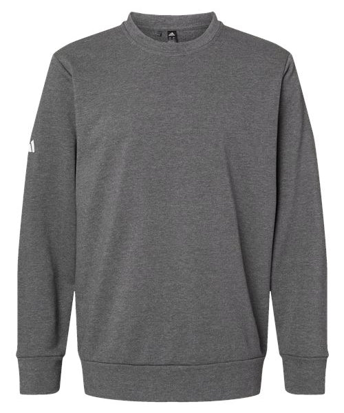Ashwaubenon High School Football (Boys) - Dark Grey Heather Unisex Fleece Crewneck Sweatshirt (model)