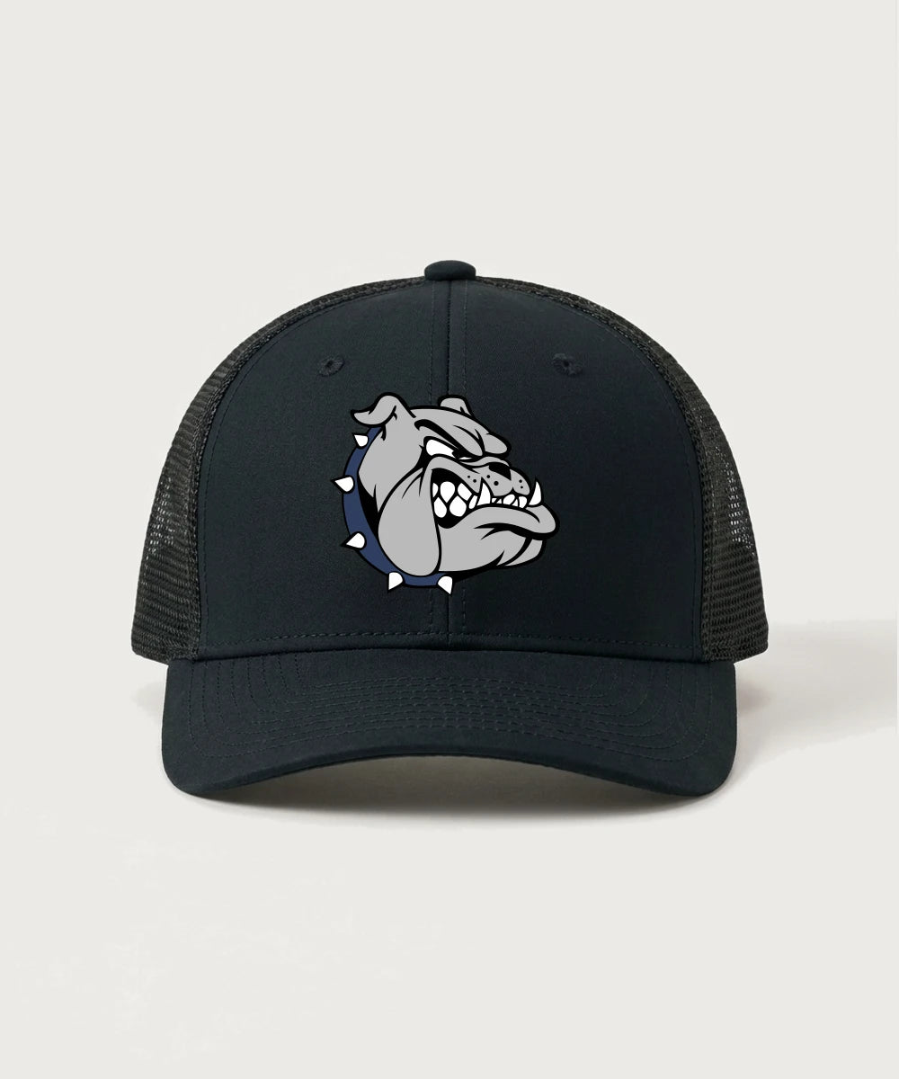 Sargent County High School Football (Boys) - Black/ Black Sport-Tek Club Trucker Cap STC46