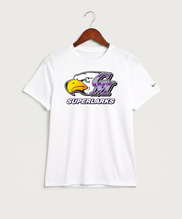 Grand Meadow Football - White Nike Youth Swoosh Sleeve rLegend Tee NKDX8787