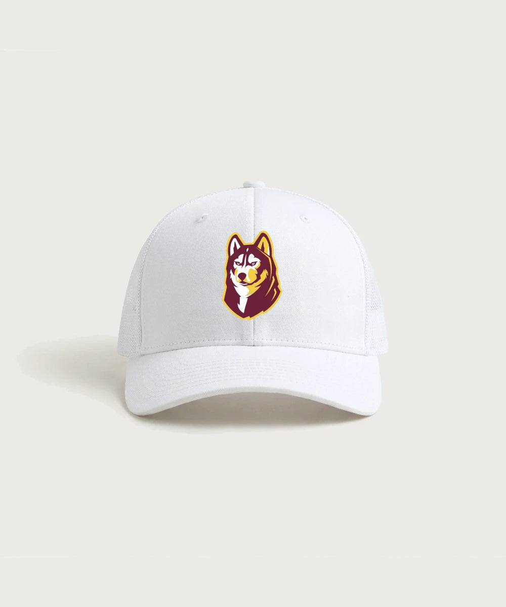 Pillager High School Football (Boys) - White/ White Sport-Tek Club Trucker Cap STC46