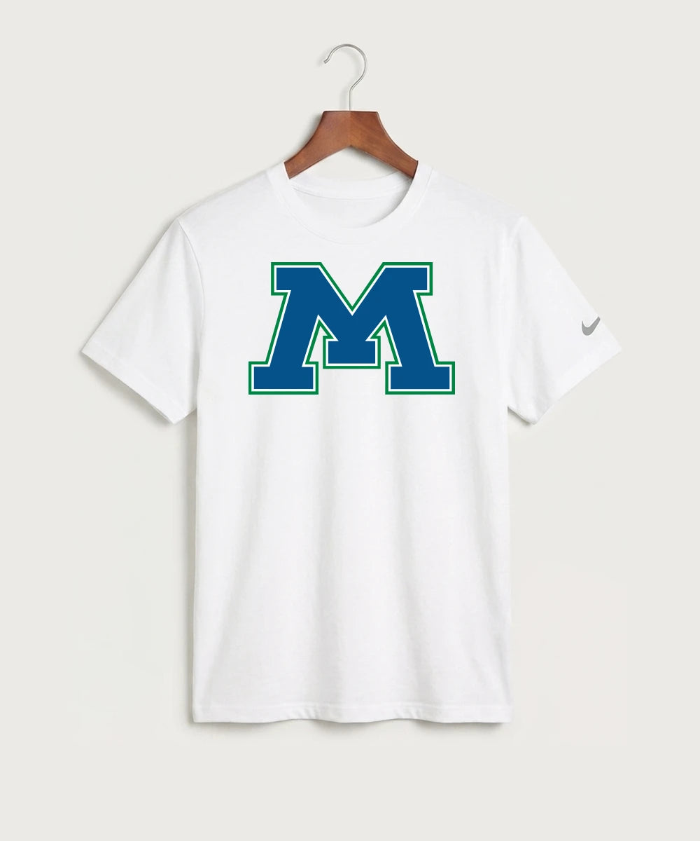 Minnewaska Area High School Football (Boys) - White Nike Swoosh Sleeve rLegend Tee NKDX8730