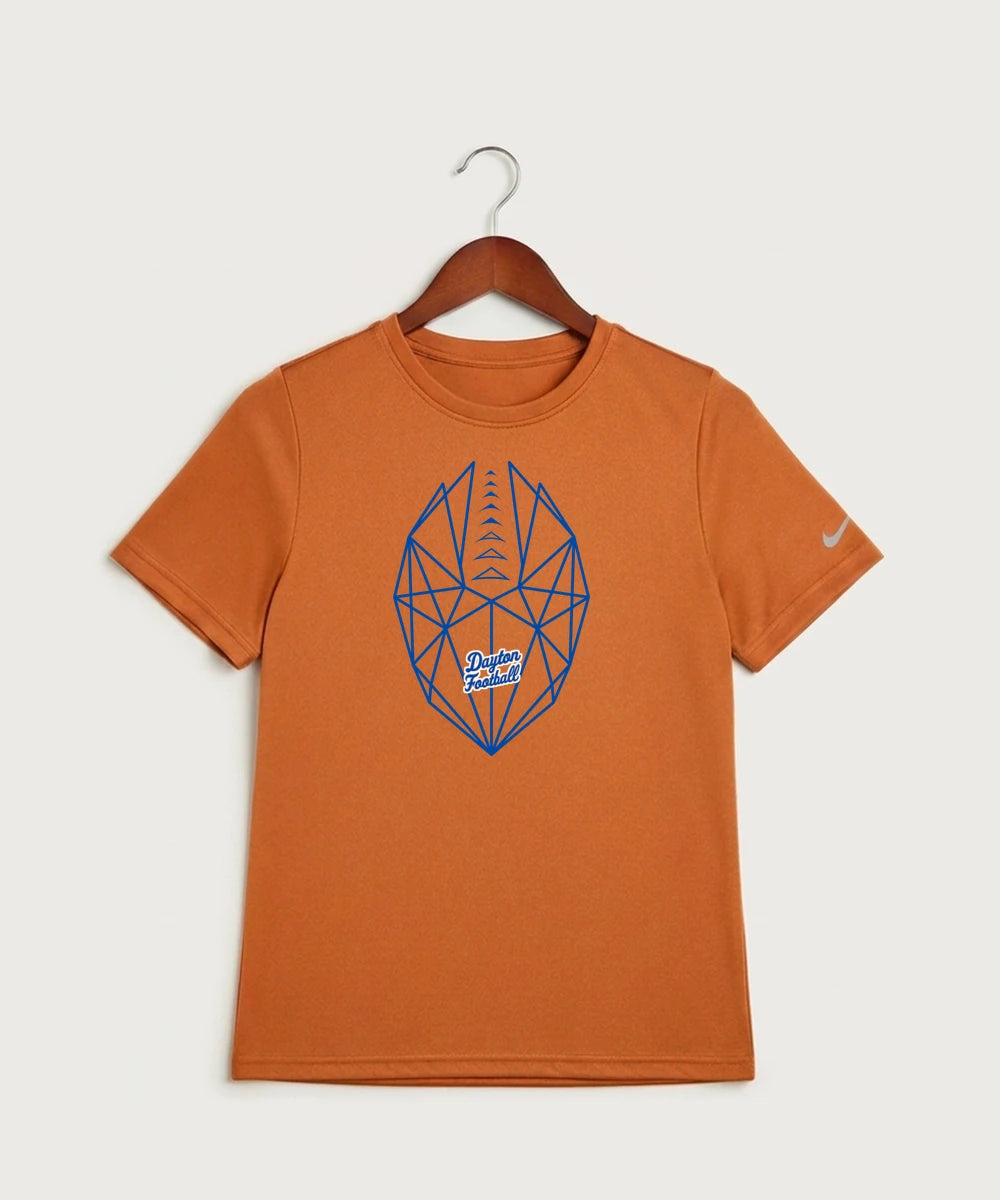 Jonathan Dayton High School Football Team Store - Desert Orange Nike Youth Swoosh Sleeve rLegend Tee NKDX8787