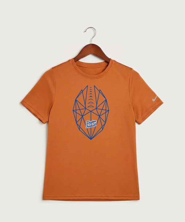 Jonathan Dayton High School Football Team Store - Desert Orange Nike Youth Swoosh Sleeve rLegend Tee NKDX8787